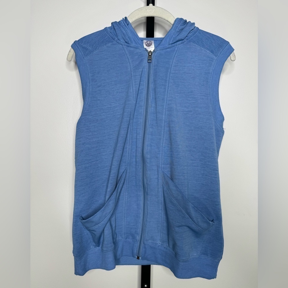 Te Verde Equinox Women's Sleeveless Hoodie Sweatshirt -‎ Size Small